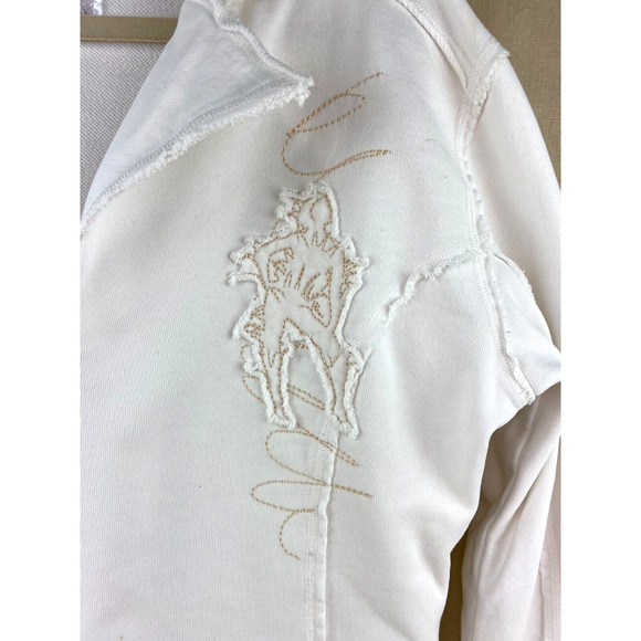 Cirque Du Soleil Jacket And I am Free 100% Cotton Full Zip White Size XL - Picture 2 of 12